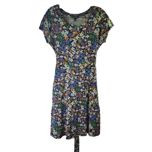 Toad & Co Cue Wrap Road Tripper Wrap Navy Garden Small - Picture 3 of 9